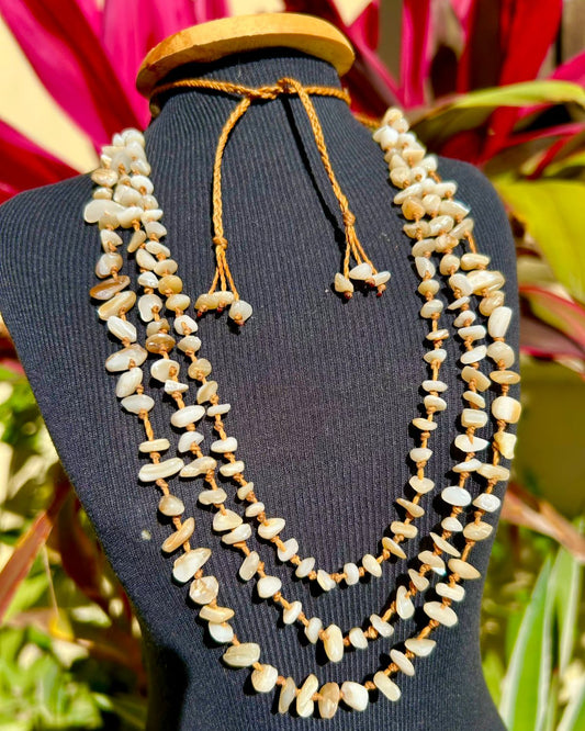 Colar Pedra Madre Pérola Luz do Mar