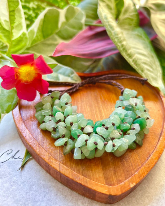 Pulseira Equilíbrio Essencial Quartzo Verde