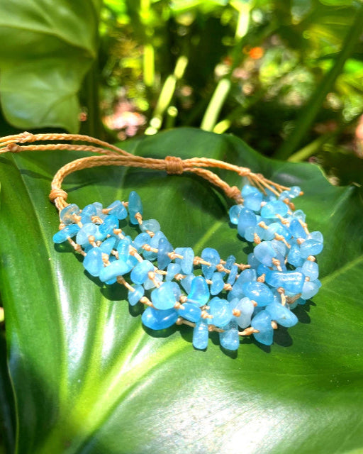 Pulseira Alma do Mar Aguamarinha